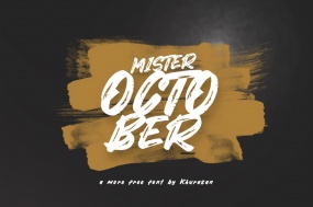 Mister October字体
